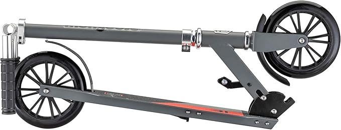Mongoose Trace Kick Scooter for Youth Adult Boys and Girls, Quick-Release, Lightweight & Easy Folding Scooter, Bike Style Grips, Supports 176 lb Up to 220 lbs