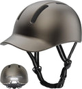 Shinmax Adult Bike Helmet for Men & Women - Lightweight Adjustable Baseball Cap Style Cycling Helmet with Reflective Strip, Perfect for Urban Commuter & Road Biking