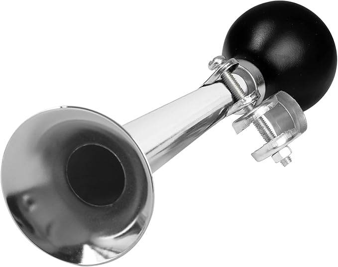 Bugle Horn Kids Bike Horn: Air Horn for Vehicles Bicycles Golf Cart Classic Vintage Aluminum Alloy Bike Horn