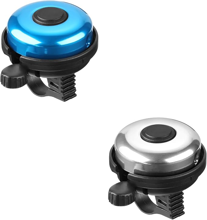 Accmor Classic Bike Bell, Aluminum Bicycle Bell, Loud Crisp Clear Sound Bicycle Bike Bell for Adults Kids