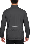 Little Donkey Andy Men's Cycling Jackets Reflective Packable Running Jacket Windproof Water-Resistant for Hiking Biking