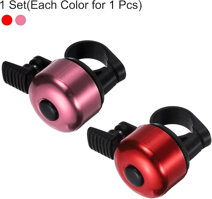 HARFINGTON Bike Bell Mini Bicycle Bell with Loud Crisp Clear Sound Bike Ring Bell Aluminum Bike Accessories
