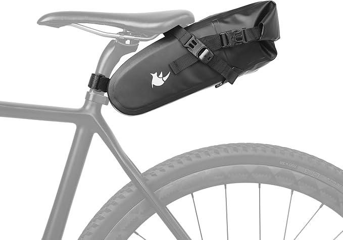 Rhinowalk Bike Saddle Bag 1.5/2.5/5/10/13L Waterproof Bicycle Bag Cycling Seat Bag Mountain Road Portable Storage Bag (4L)