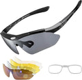 ROCKBROS Polarized Sunglasses Men Women Cycling/Pickleball/MTB Glasses UV Protection, Suitable for Myopia Glasses