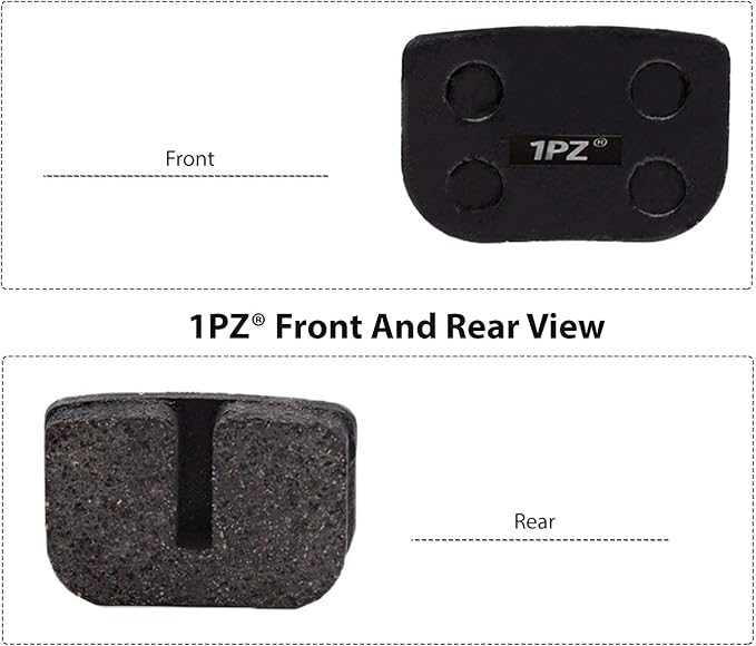 1PZ DP2-4S1 Brake Pads for MOTOVOX MBX10 79CC Moto MM-BB80 Baja Racer MINI BIKE REAR BRAKE PADS MBX-10 PARTS NEW (4 Pair)