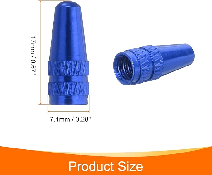HARFINGTON Bike Valve Caps Anodized Aluminum Road Bicycle Air Tire Valve Caps Dust Caps for MTB Road Racing Bicycle