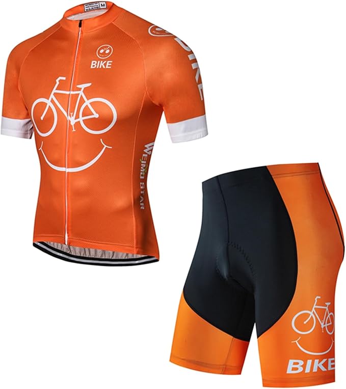 Cycling Jersey Men Full Zip Bike Shirt Racing Top Bicycle Clothing