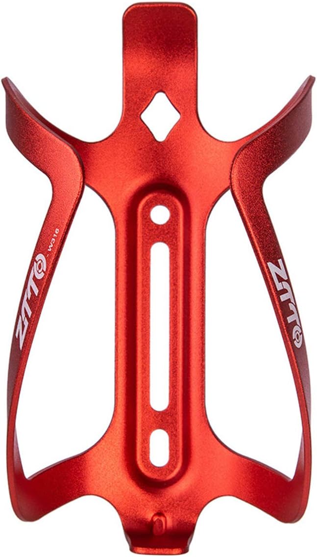 ThinkTop Bike Water Bottle Cage, Lightweight and Strong Bicycle Water Bottle Holder Adjustable, Aluminum Alloy Bike Bottle Holder for Road Mountain Bikes Cycling