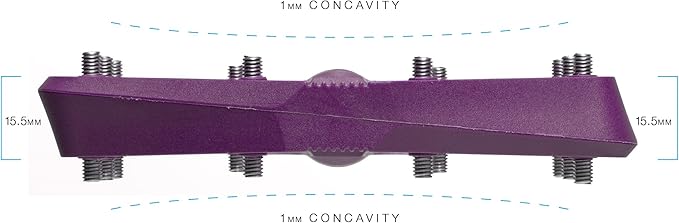 Crankbrothers Stamp Flat MTB Pedals - Size-Specific, Lightweight, Versatile, Durable Bike Pedals