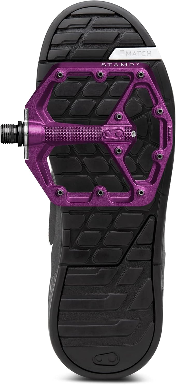 Crankbrothers Stamp Flat MTB Pedals - Size-Specific, Lightweight, Versatile, Durable Bike Pedals