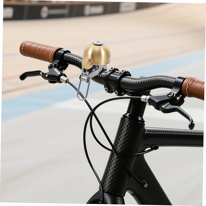 Kisangel Vintage Bike Bell Electric Horn Cycling Accessory for Road Bikes Scooters Easy Install Retro Design