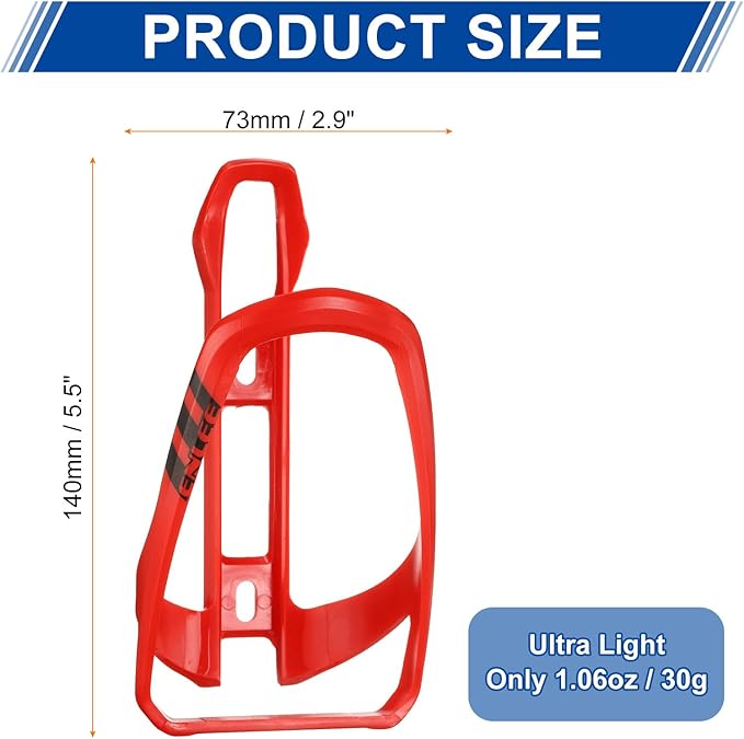 HARFINGTON Bicycle Water Bottle Holder Lightweight Universal Bike Bottle Cages Top Load Cycling Cup Holder for MTB Road Gravel