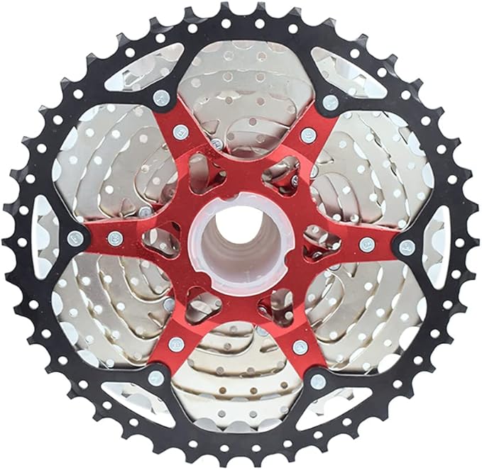 VG SPORTS 8/9/10/11/12 Speed Ultra-Light Bike Cassette for Mountain Bike 11-40T/11-42T/11-46T/11-50T/11-52T MTB Cassette Lightweight Aluminum Bracket Cassette