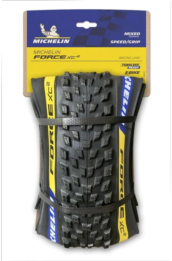 Michelin Force XC2 Race Tire, Tubeless, Folding, Black, Racing Line, GUM-X, Cross Shield, E-Bike