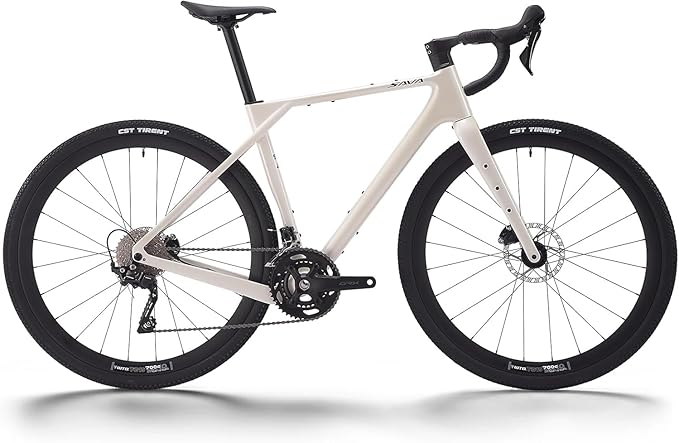 SAVADECK Carbon Gravel Bike - T800 Carbon Frame & Fork, Shimano GRX400 20-Speed Groupset, Hydraulic Disc Brakes, 700C x 40mm Tires - Lightweight Design for Road & Off-Road Adventures