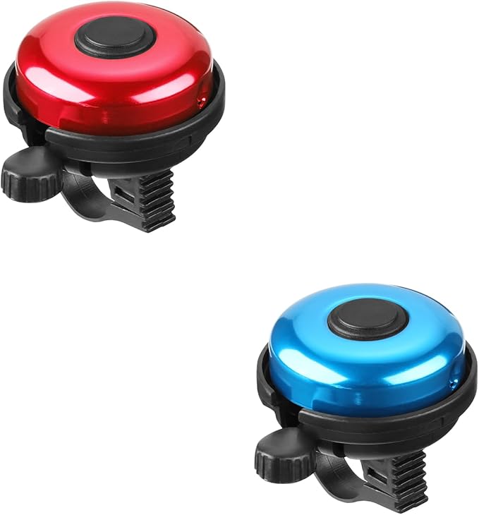 Accmor Classic Bike Bell, Aluminum Bicycle Bell, Loud Crisp Clear Sound Bicycle Bike Bell for Adults Kids