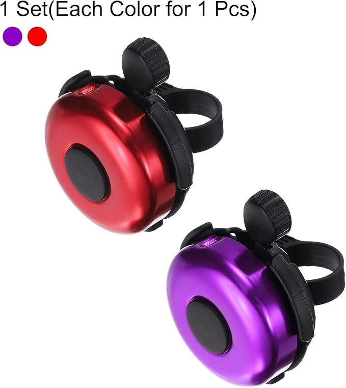 HARFINGTON Bike Bell Classic Bicycle Bell with Loud Crisp Clear Sound Bike Ring Bell Aluminum Bike Accessories