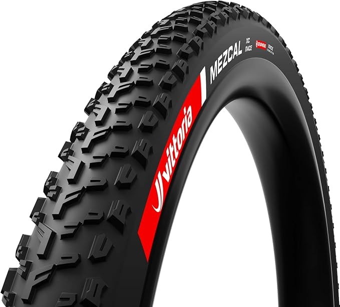 Vittoria Mezcal XC Race Tubeless Ready Mountain Bike Tire - Fast Rolling XC MTB Tire for Mixed Terrain