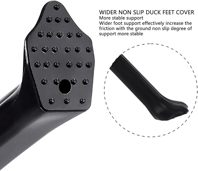 Adjustable Kickstand Lightweight Aluminum Alloy Stable Support for Mountain and Road Bikes, with Slip Withstand Design, Easy Installation, Compatible with 22-29 inch 700C Bikes