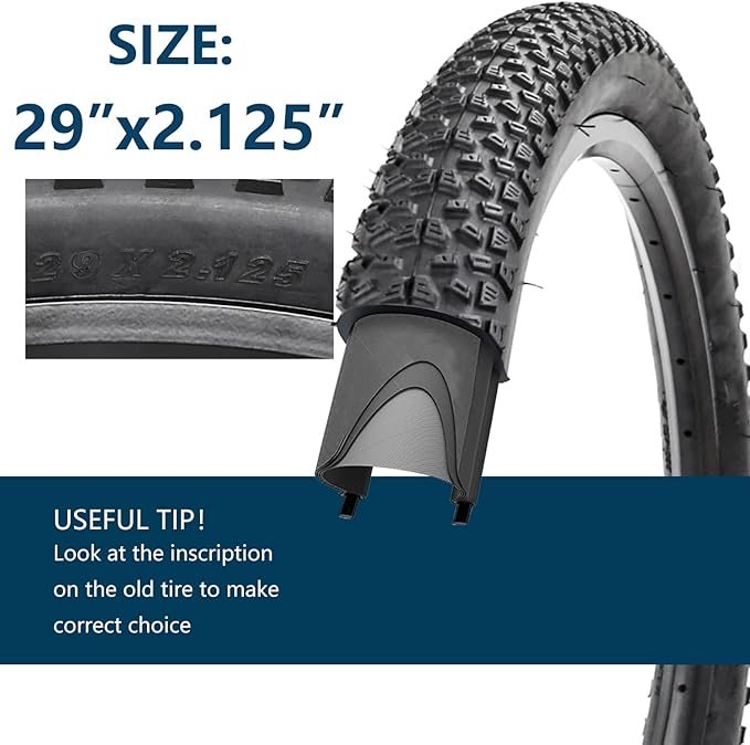 SIMEIQI Bike Tires 26x1.95 Inch Bike Tire for Mountain Foldable Replacement Bicycle Tire