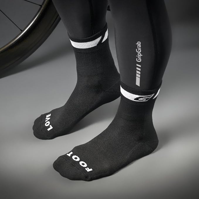 GripGrab All-Season Cycling Socks Set of 3 Multipack Giftbox Summer Winter Merino Wool Spring Fall Sock Bundle