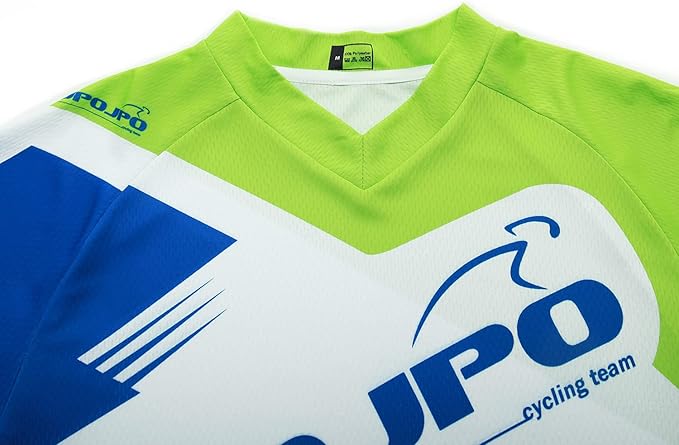 JPOJPO Men's Mountain Bike Jersey Long Sleeve MTB Off-Road Racing Downhill Motocross Shirts Quick Dry&Moisture-Wicking Tops
