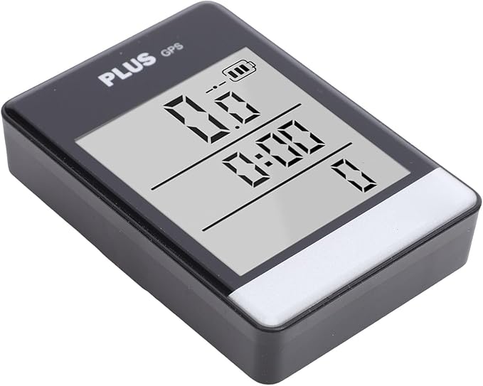 Keenso GPS Bike Computer, Wireless Speedometer with Backlit Screen for Cycling and Data Tracking, Large Display Beidou GPS Bike Odometer for Adventure Riders