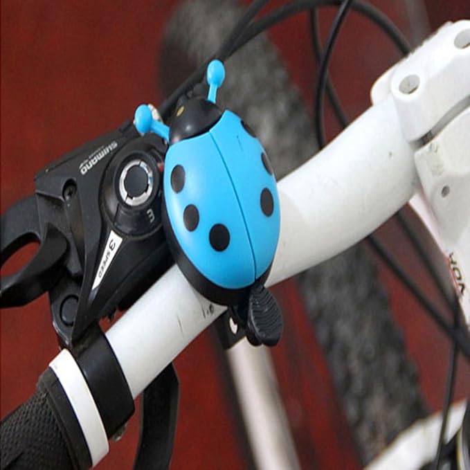Leheybia 1 Pcs Ladybug Bicycle Bell Classic Bicycle Bell Thumb Bell for Bike for Road Mountain Bike Handlebars Adults Kids