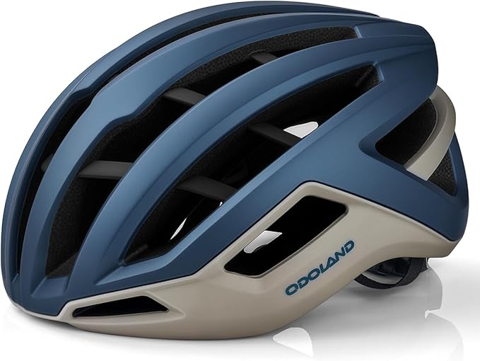 Odoland Adult Bike Helmet - Super Ventilation & Impact-Resistant Frame, Adjustable Dial System Lightweight Bicycle Helmet for Mountain, Commuting, Road Cycling