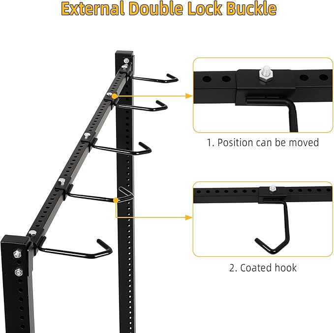Garage Bike Rack,Freestanding Bike Storage Rack,5 Bikes Vertical Bike Storage Rack,High-adjustable Heavy Duty Bike Stand
