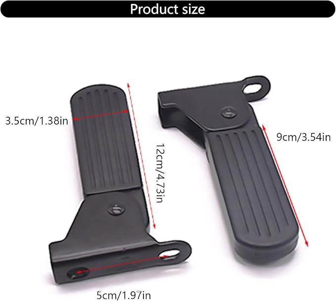 Electric Bicycles Rear Foot Backseats Stand Rear Seats Pedal Electric Bikes Folding Brackets Footrest Electric Bicycles Rear Pedal