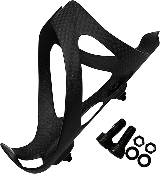 [US Stock] RXL SL Full Carbon Fiber Water Cup Cage Carbon MTB Road Bike Bicycle Water Bottle Holder Super Light 3K Gloss 20g Black White