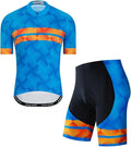 Cycling Jersey Men Set Road Short Sleeve Quick Dry Bike Padded Cycling Clothing Suit Bicycle Wear Summer