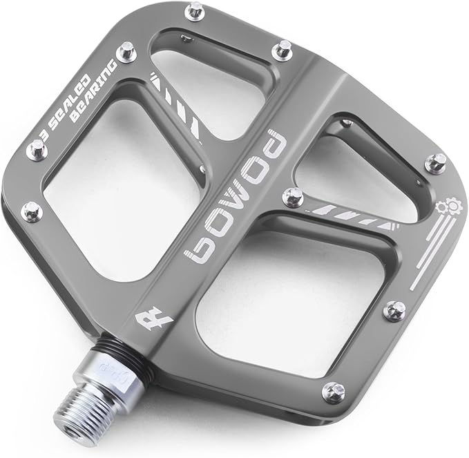 Bike Pedals 9/16" Lightweight Non-Slip Bicycle Platform Pedals - Fits Most Adult Bikes & Mountain Bikes &MTB, Road Bikes and Slip-Resistant Design