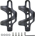 ROADNADO Carbon Fiber Bike Water Bottle Cages Ultralight Drink Holder Left Opening/Right Opening Bicycle Bottle Cupholder for MTB Road Bike Cycling Mountain Bikes (1PCS / 2PCS)