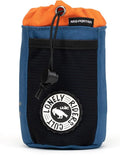 ULAC NEO PORTER C-HOLD Bike Feed Bag for Top Tube, Handlebar, Stem and Saddles (Navy-Orange, Small)
