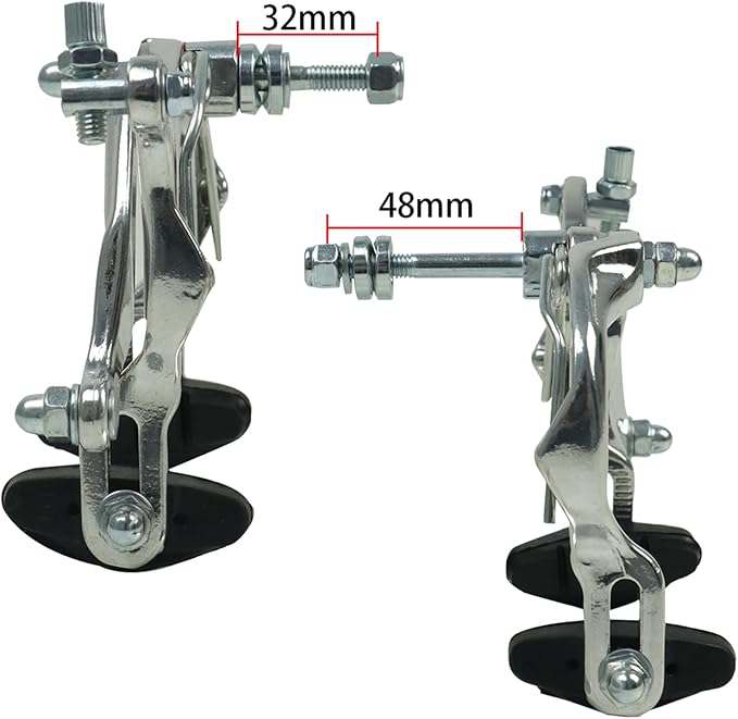 FOMTOR Bike Brake C Brake Caliper Set Bicycle Rear & Front Brakes Kit Aluminum Alloy Side Pull Brake for MTB Mountain Bike, Road Bicycle(1 Pair)