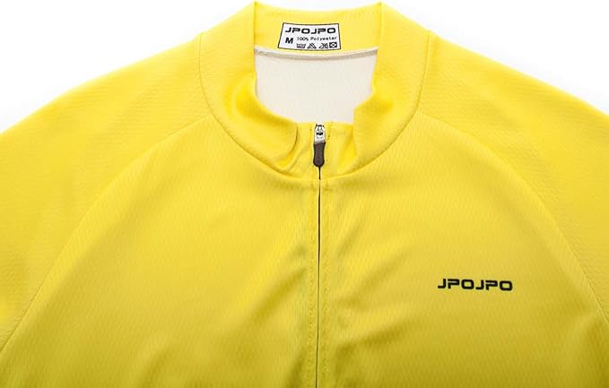 JPOJPO Men's Cycling Jersey Bike Shirt Short Sleeve MTB Summer Clothing Bicycle Tops Jacket S-3XL