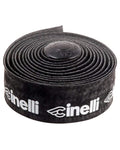 Cinelli Logo Velvet Handlebar Tape, Black
