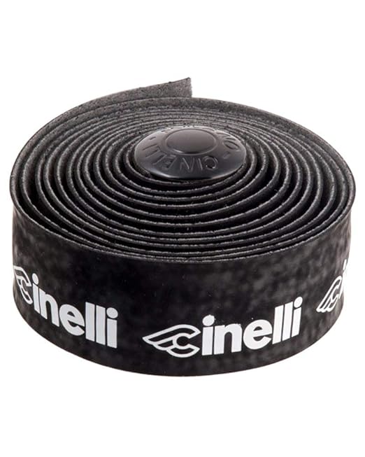 Cinelli Logo Velvet Handlebar Tape, Black