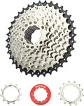 CYSKY 8/9/10/11/12-Speed Cassette 11-25T/28T/32T/34T/36T/40T/42T/46T/50T/52T Bike Sprocket Freewheel Compatible with Shimano, Sram HG Hub, Fit for Mountain Bike, Road Bike, MTB Cassette