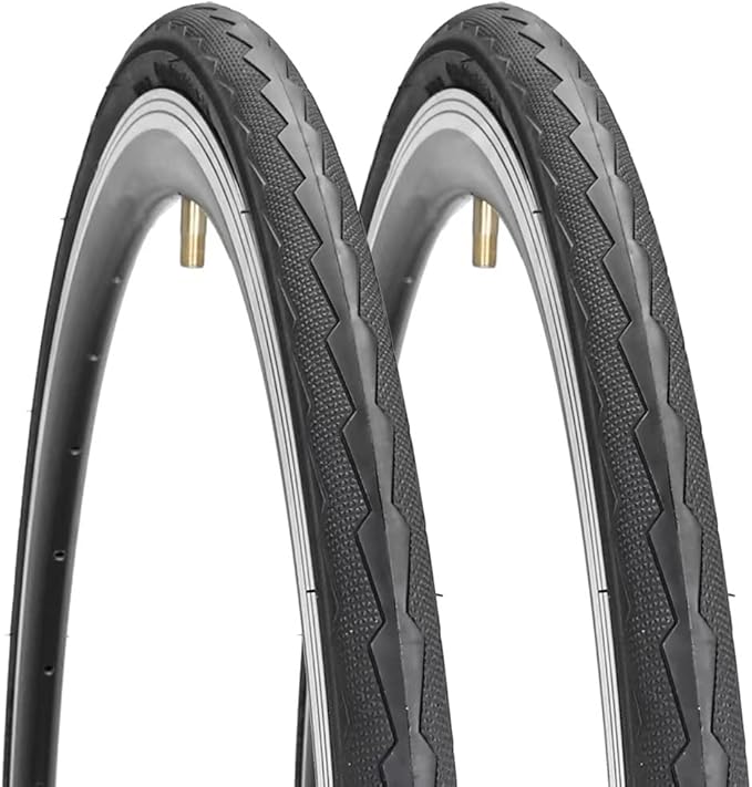 1 or 2 Pack 700X23C/25C/28C/35C Road Bike Tires with or Without 2 Inner Tubes Presta Valve and 2 levers for City Commuter Road Pavement Garden Trail Bike Tires