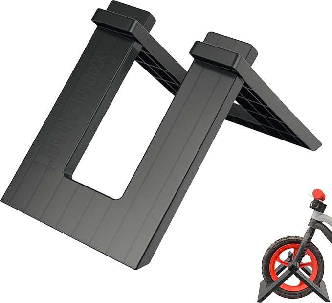 SHIDOW PVC Bike Stand, Indoor Small Bicycle Display Stand, Floor Bicycle Rack for Balance Bike Indoor Storage (Black)