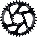 YBEKI Narrow-Wide Chainring 30T-38T - CNC 7075-T6 Aluminum MTB Chainwheel for SRAM GXP/XX1/X01 (3mm/6mm Offset) | Eagle Tooth Design | Ultra-Light 60-80g | Hard Anodized Black