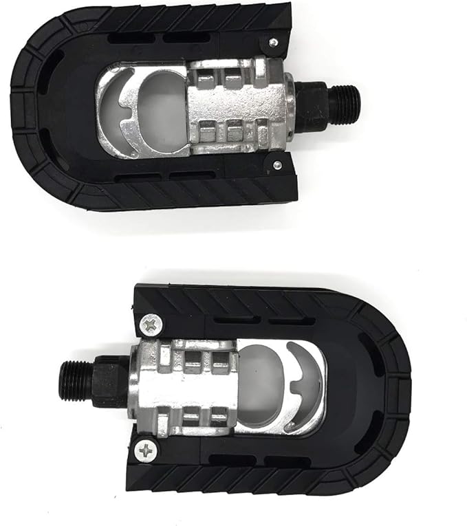 BlueSunshine Bicycle Folding Pedals Aluminum Alloy Anti-Skid Mountain Wide Platform Bike Pedals Universal 9/16 Inch Road Bike Hybrid Pedals for BMX Bike MTB Bike City Bike