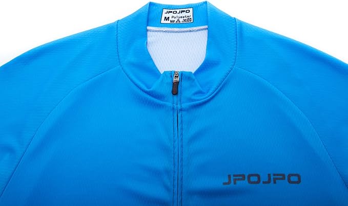 JPOJPO Men's Cycling Jersey Bike Shirt Short Sleeve MTB Summer Clothing Bicycle Tops Jacket S-3XL
