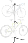 CyclingDeal 2 Bike Bicycle Vertical Hanger Parking Rack Gravity Floor Storage Stand for Garages or Apartments, 2 Bikes (Horizontal)