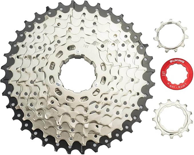 CYSKY 8/9/10/11/12-Speed Cassette 11-25T/28T/32T/34T/36T/40T/42T/46T/50T/52T Bike Sprocket Freewheel Compatible with Shimano, Sram HG Hub, Fit for Mountain Bike, Road Bike, MTB Cassette