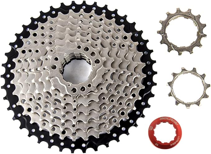 BOLANY Bike 8/9/10 Speed Cassette 11-25T/32T/36T/40T/42T/46T/50T Fit for MTB Bike, Road Bicycle, Lightweight Cassette, Compatible with Shimano SRAM Sunrace