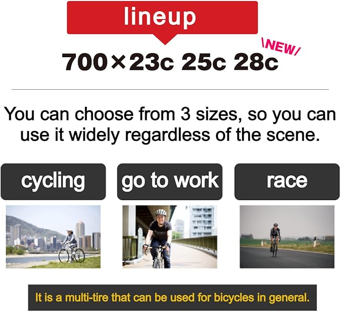 GORIX Road Bike Tire 700×23C 25c 28C 32c 35c Cycling Bicycle (Gtoair)